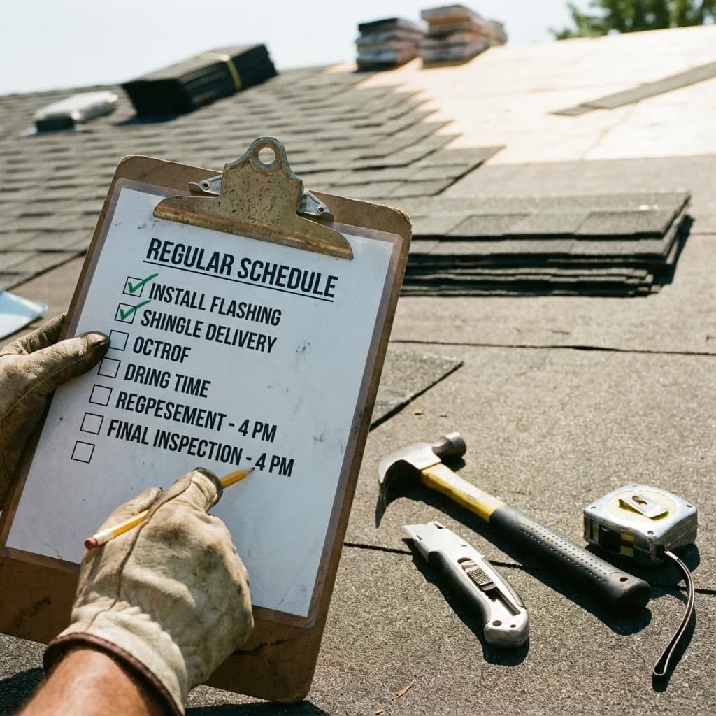 Regular Roof Inspection Schedule Checklist