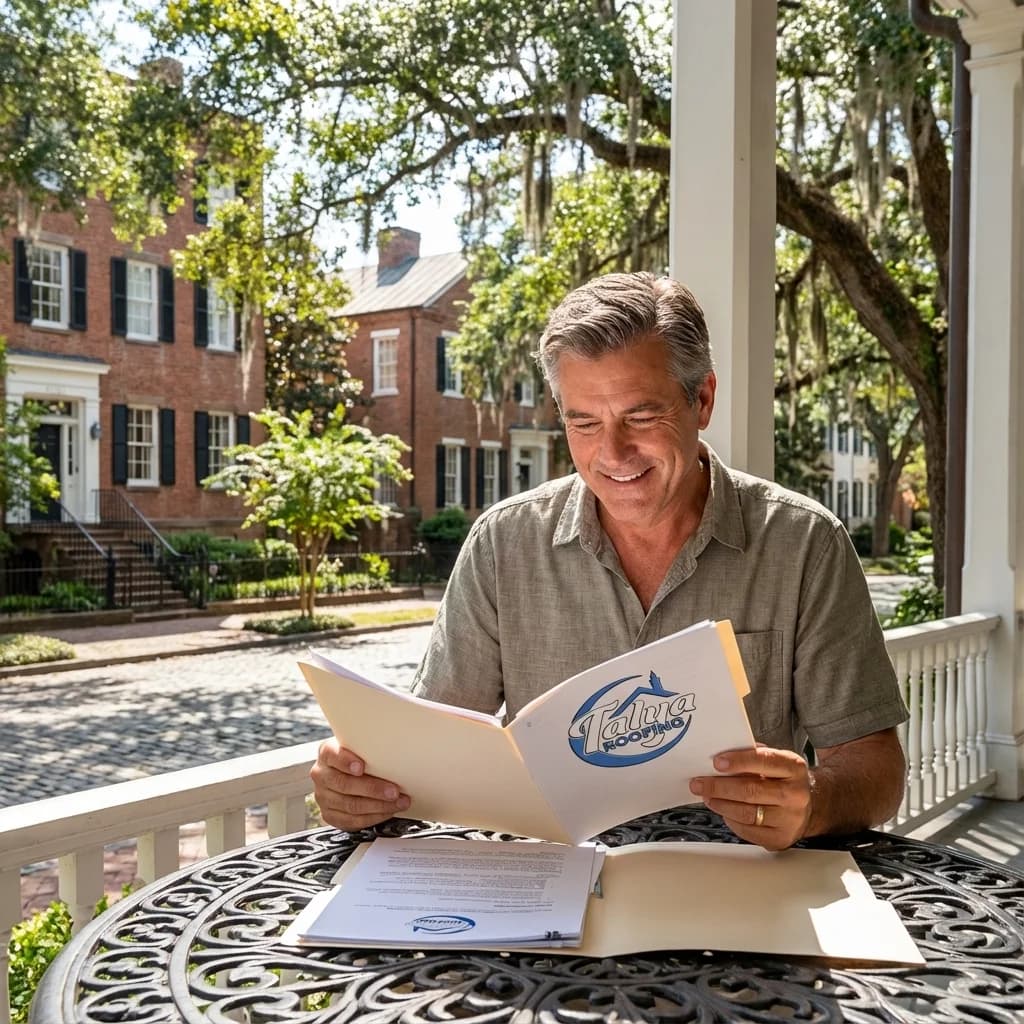 Two roofing contractor estimates placed side by side for line-item price comparison