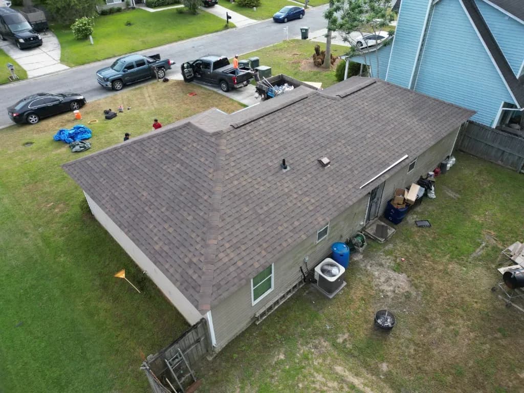 New shingle roof installation Coastal Georgia