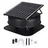 22 in. Solar Attic Fan for Savannah GA roof — 42W panel, 2,800 CFM, 110V Smart Adapter