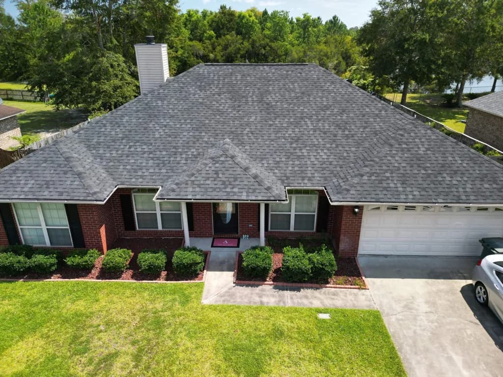 Talya Roofing team on the job in Savannah