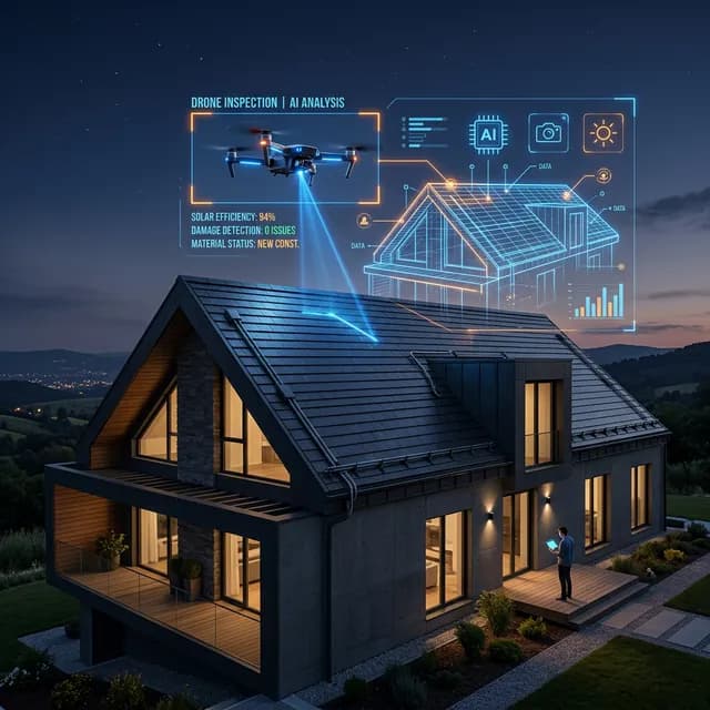 Innovative roofing technology and material samples showcasing 2026 industry trends