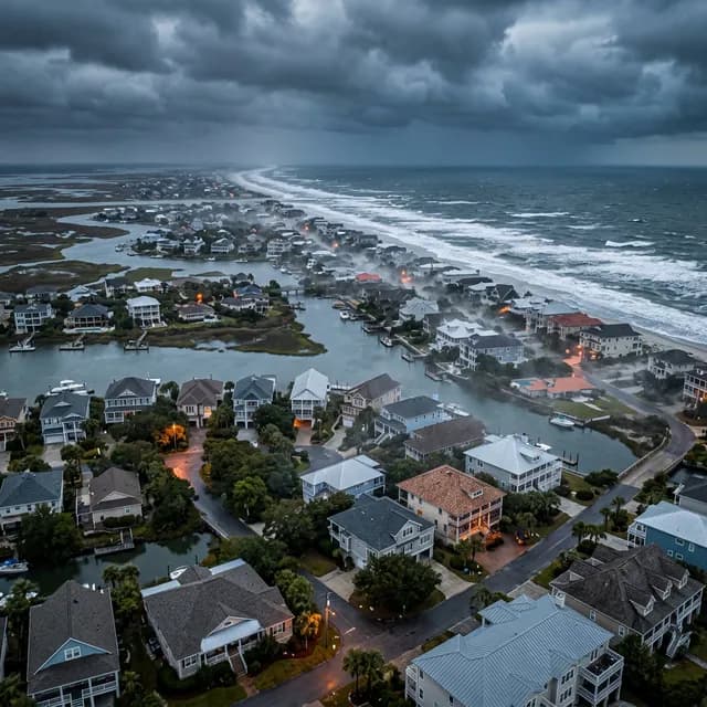 Oceanfront home on Tybee Island with salt-resistant roofing for barrier island conditions
