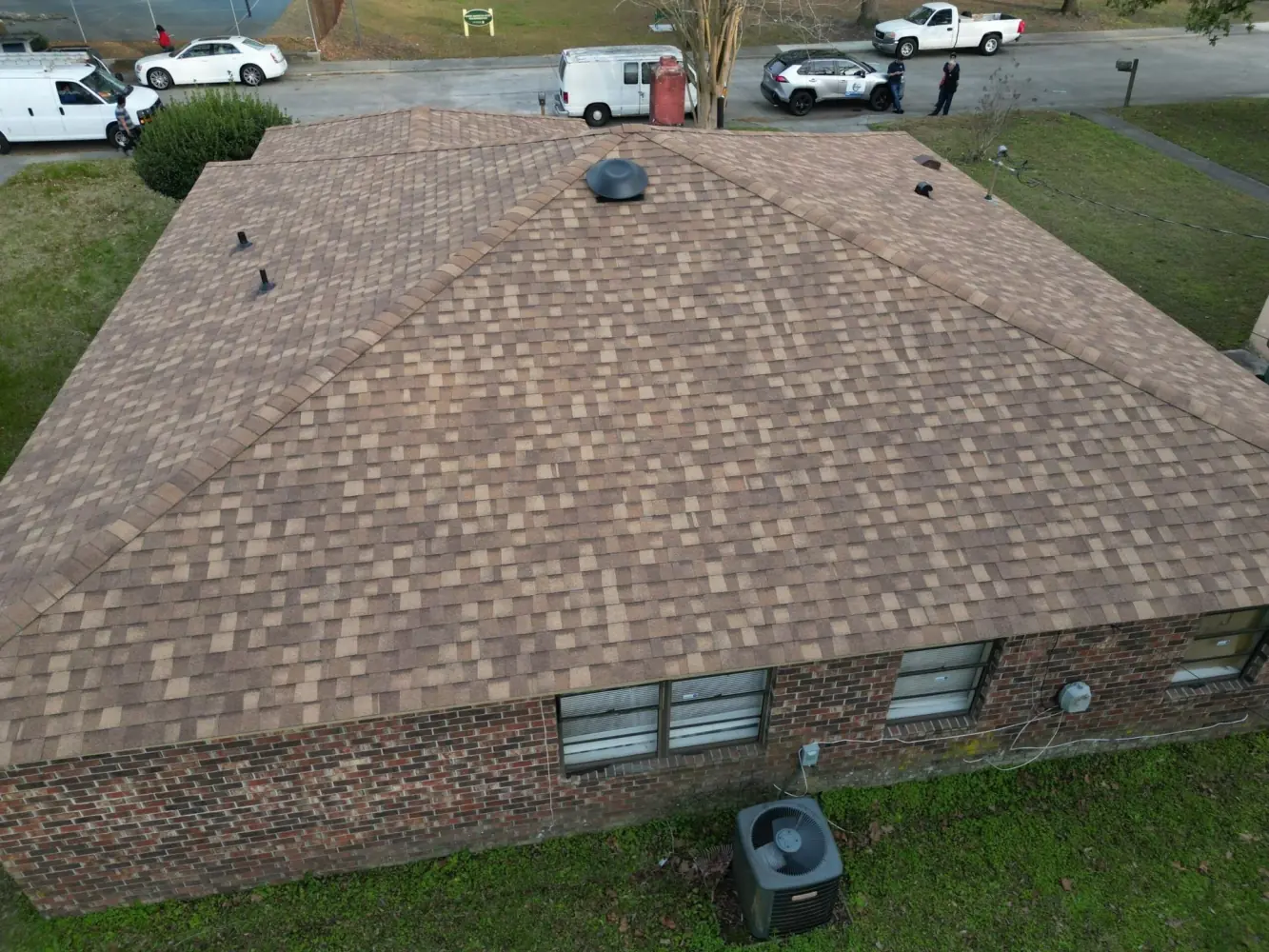 Premium CertainTeed Presidential Autumn Blend architectural shingle installation on traditional Savannah Historic District home