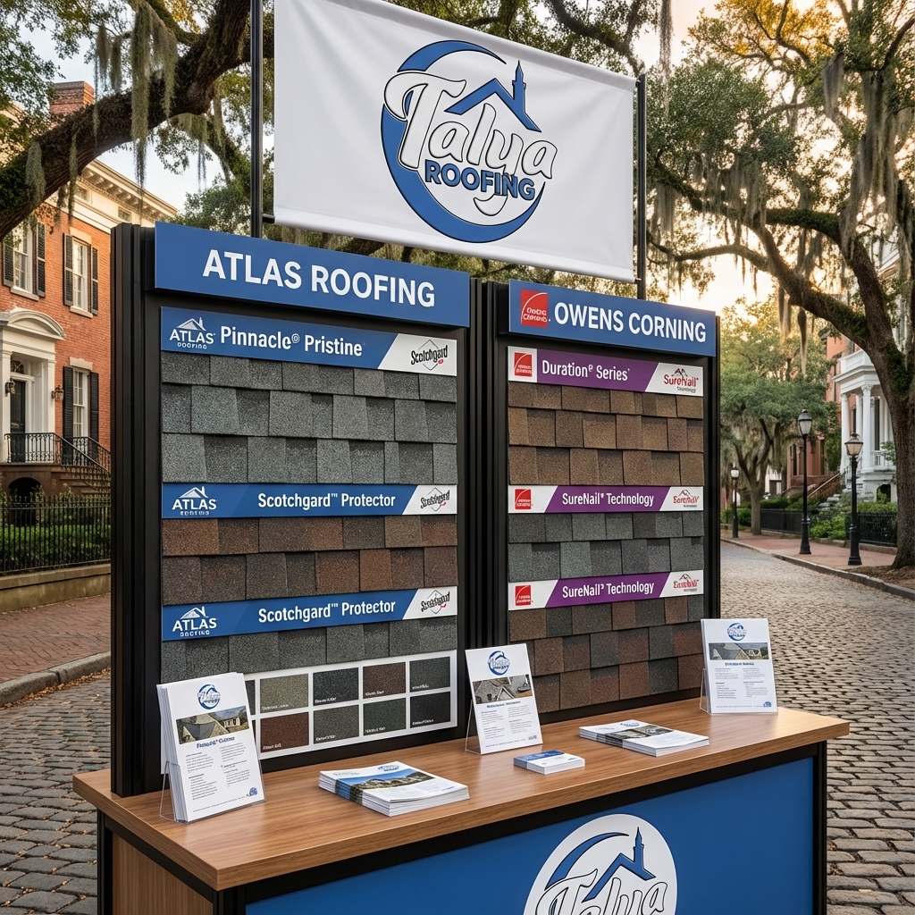 Atlas vs Owens Corning Shingles Comparison Savannah GA